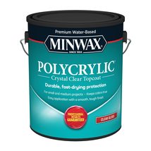 qt Minwax 65555 Clear Polycrylic Water-Based Protective Finish Gloss - £20.10 GBP+