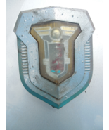 1955 MERCURY MONTEREY USED HOOD EMBLEM BADGE ORNAMENT HAS WEAR PITTING OEM - $151.37