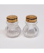 Vintage WMF Mini Salt &amp; Pepper Streuer / Shakers - Gold Tops 1.5&quot; Tall -... - $295.77 MXN