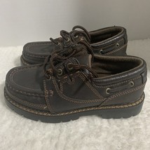 Faded Glory Boys Brown Dress/Casual Shoe Size 2 - $13.15