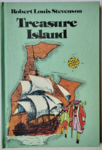 Treasure Island  R.L. Stevenson Illustrated Classic Book Club 1976  - £31.45 GBP