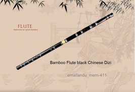 Bamboo Flute black Chinese Dizi Student Professional Woodwind Flutes Musical ins - £34.29 GBP