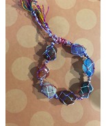 New 7 chakra crystal bracelet adjustable  - $14.84