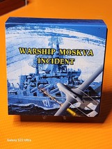 2022 Ukraine $1 Hryvnia Warship Moscov Incident Invasion 1 Oz Silver Coin 1 - £155.01 GBP