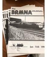 Lot of 6 BRMNA Journal 1990 Complete British Railway Modellers of North ... - $8.22