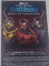 Ant-Man and the Wasp Quantumania 2023 IHOP Promo Free Ticket Mini Flyer ... - $7.95 CAD