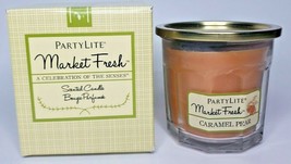Partylite Market Fresh Jar Candle Caramel Pear P3G/G48716 - $26.99