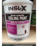 INSL-X Color-Changing Acrylic Ceiling Paint, White, 1 Gallon, 664zb - $53.48 CAD