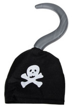 Plastic Pirate Captain Hook Skull Crossbones NEW - £6.10 GBP