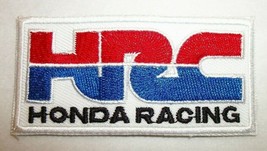 Honda Racing HRC Patch~2 7/8&quot; x 1 1/2&quot;~Embroidered~Iron or Sew~FREE US Mail - $3.87