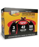 Ruffies CCB750 42-Gallon Heavy Duty Contractor Clean Up Bags - $1,192.04 MXN