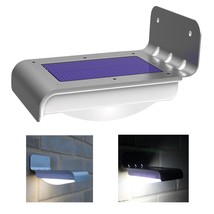 16 LED Solar Power Motion Sensor Garden Security Lamp Outdoor Waterproof Light - £9.53 GBP