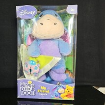 Disney Babies Eeyore Plush Terry Satin Trim Lovey Blanket Vtg Winnie The... - $34.54
