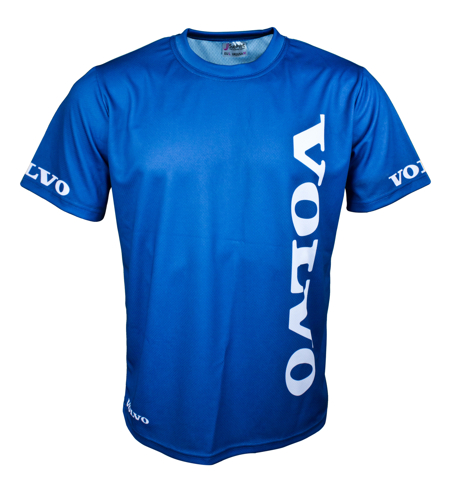 Volvo Blue Fan T-Shirt Motorsports Car Racing Sports Top Gift New Fashion