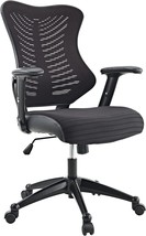Modway Eei-209-Blk Clutch Ergonomic Mesh Computer Desk Office Chair In Black - £156.63 GBP