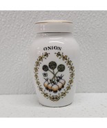 Vintage The Franklin Mint Gloria Concepts Porcelain Spice Jars 3 1/4&quot; ONION - $11.87