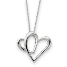 Sterling Silver &quot;Mother Always a Part of my Heart&quot; Necklace - £72.15 GBP