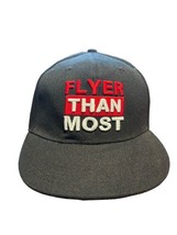 Flyer Than Most Hat Cap Adjustable Strap Back Black - $8.97