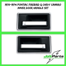 OER 9836342-43 Inner Door Handle Set Deluxe Interior 1970-1974 Firebird Camaro - £76.86 GBP