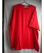Solid Red T-Shirt Unisex Sz 4XL Gildan 100% cotton - $297.41 MXN