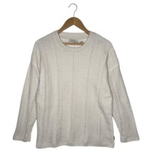 Orvis Sweater Womens XL Chenille Soft Long Sleeve Cable Knit Long Sleeve... - $21.77