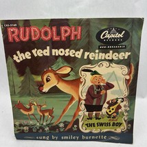 RUDOLPH THE RED NOSED REINDEER- THE SWISS BOY 45 RPM RECORD - $598.79 MXN