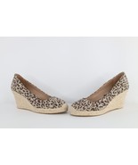 J Crew Womens Size 11 Leopard Print Roped Espadrilles Wedges Heels Shoes - $927.03 MXN