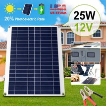 iMountek 25W Watts Solar Panel Kit for 12V Battery Charge Waterproof RV ... - £61.32 GBP