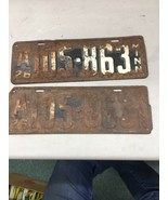 Match Number Set Pair 1926 A105-863 MINNESOTA MN LICENSE PLATE Tag Embossed - €129,65 EUR