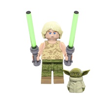 Star Wars Jedi Training Luke Skywalker and Yoda Minifigures Accessories - £3.12 GBP
