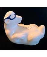 Vintage 1980 Ceramic Polar Bear Sunglasses 4.5&quot; Fridge Baking Soda Deodo... - $290.88 MXN