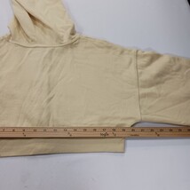Flirtitude Active RN#98677 Women's Yellow Full Zip Cropped Hoodie Jacket Size M image 5