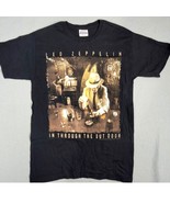 Led Zepplin T-Shirt Men&#39;s SmalI Black Graphic In Through Out Door 2006 VTG - $384.46 MXN