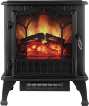 Electric Fireplace Heater, 25&quot; Freestanding Space Heater Fireplace Stove... - £203.64 GBP
