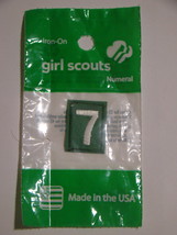 Girl Scouts - Numeral 7- Iron-On Patch - $10.00