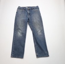 Vintage Y2K Carhartt Mens 36x32 Distressed Relaxed Fit Dungaree Denim Jeans Blue - $59.35