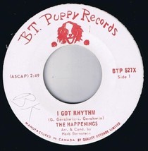 The Happenings I Got Rhythm 45 rpm You&#39;re In A Bad Way Canadian Pressing - £3.11 GBP