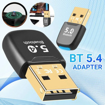 Bluetooth 5.4 USB Dongle Adapter for PC -Wireless Audio Low Latency Wind... - $8.90