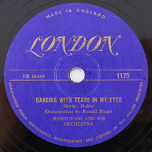 Mantovani &amp; His Orchestra – Dancing W/Tears In My Eyes/Dear Love 10&quot; 78 rpm 1175 - £6.76 GBP
