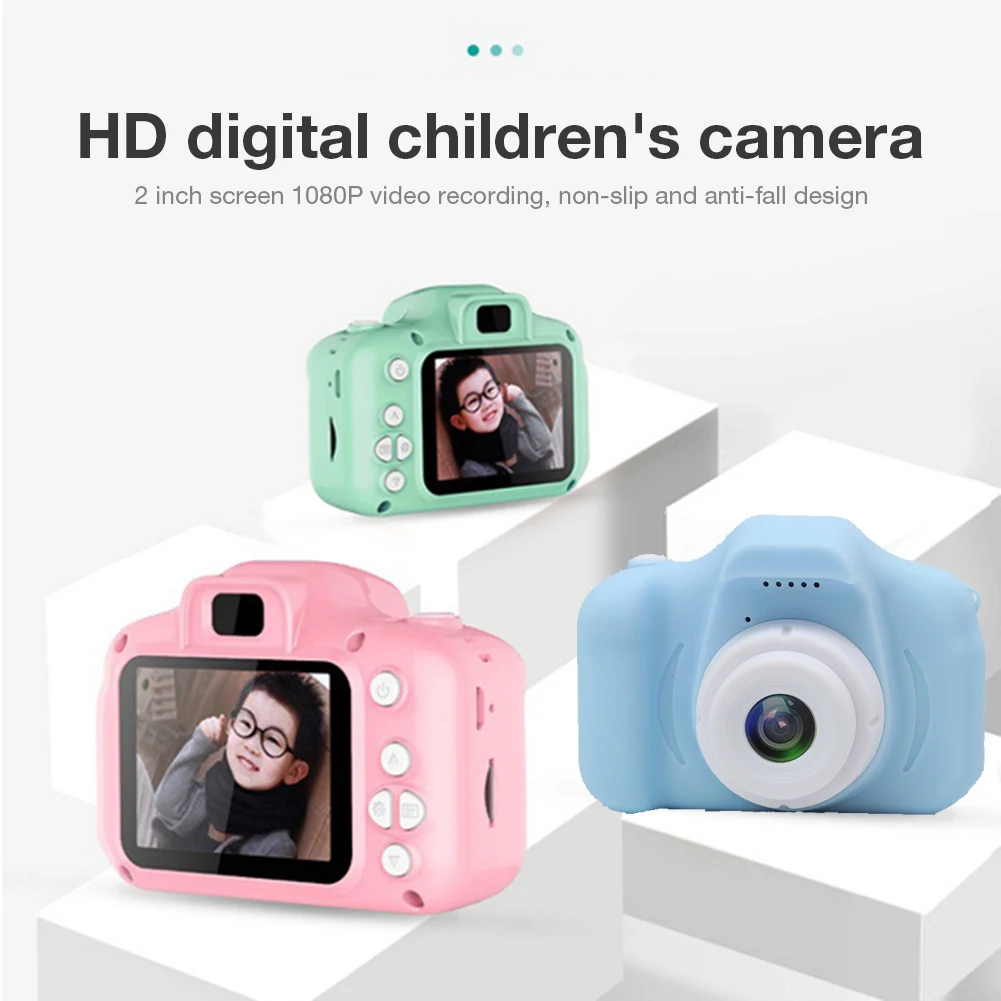 Children Mini Camera 1080P HD Camera Video Toys 2 Inch Color Display Kids - £13.11 GBP+