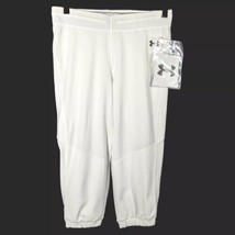 Womens White Softball Knickers Size Small Under Armour Performance No Zi... - $26.50