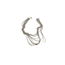 Unmarked silver 10-strand necklaceUntested - £18.92 GBP