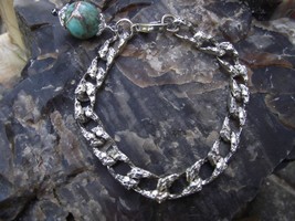 Sterling Silver horses small link bracelet.  Zimmer original design. Han... - $239.00