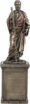 Hippocrates with oath on the base (Decorative bronze statue 41cm/16.14in) NEW - £134.67 GBP