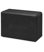 Black Color Yoga Block EVA Foam Soft Non-Slip Latex-Free (a) - £70.38 GBP