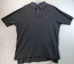Polo by Ralph Lauren Polo Shirt Mens Large Black Cotton Short Sleeve Log... - £14.50 GBP