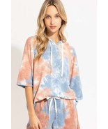 Knit Tie Dye Hoodie - $19.50