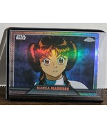 2023 Topps Chrome Star Wars MANGA MADNESS #MM-14 Princess Leia Silver Re... - $54.54 MXN