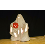 Large Halloween Ghost Light Ceramic 10&quot; - £46.45 GBP