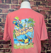 Margaritaville Atlantic City &quot;Livin&#39; for the Weekend&quot; Jimmy Buffet T Shirt XXL - £10.43 GBP